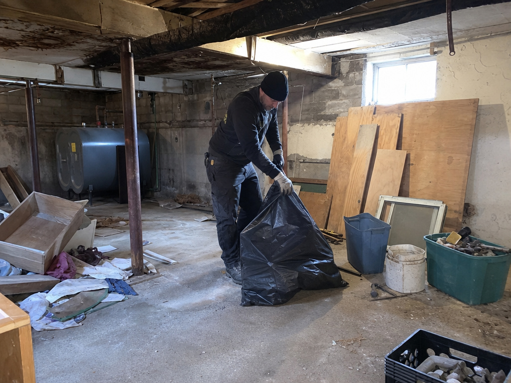 Basement Clean Out in Boston